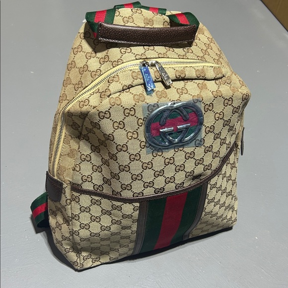 Patterned Backpack Bag - Picture 2 of 10